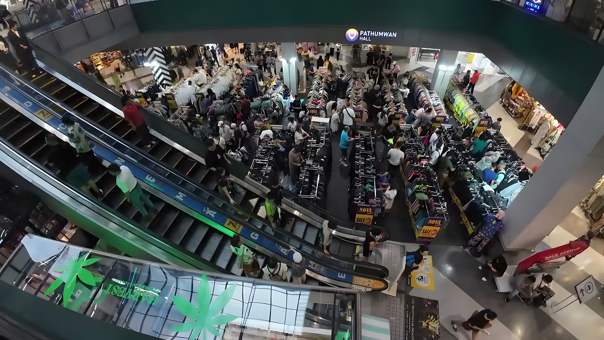 MBK Center Bangkok alışveriş merkezi iç görünüm