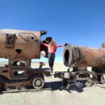 Salar de Uyuni tuz düzlüğü sabah manzarası, Bolivya