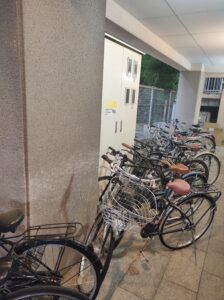 Japonya bisiklet otoparkı kilitli sistem