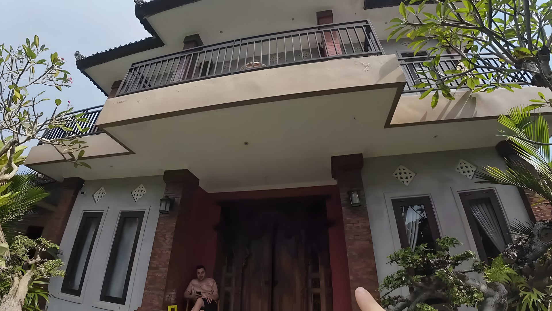 Ubud'da bonsai bahçeli geleneksel Bali homestay