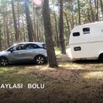 Bolu Seben Kızık Yaylası'nda Karavan Kampı