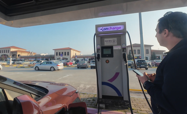 On Charge DC şarj istasyonu İstanbul Park Kuzey